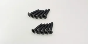Kyosho Flat Head 3X16mm Metallic Screws (10)