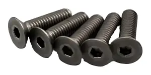 Titan Hex Flat Head Screws M4x15mm (5) Kyosho