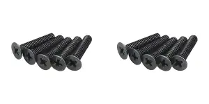 Kyosho Flat Head 4X20mm Metallic Screws (10)