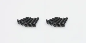 Kyosho Flat Head 4X20mm Metallic Screws (10)