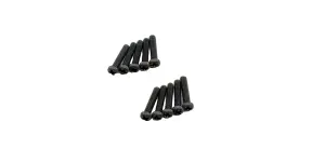 Kyosho Round Head 2X10mm Metallic Screws (10)