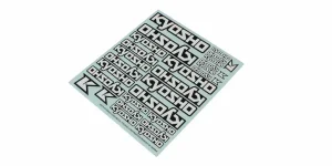 Kyosho Logo Decal Sheet (235x210mm)