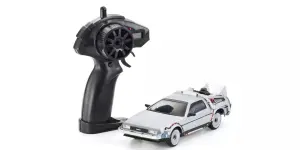Kyosho First Mini-Z 1:28 De Lorean Back to the Future Time Machine