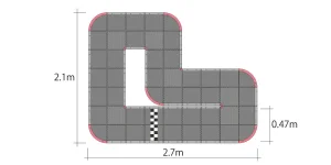 Kyosho Mini-Z Grand Prix Circuit30 Urethane (48pcs - 30x30)
