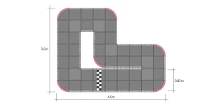 Kyosho Mini-Z Grand Prix Circuit50 Urethane (48pcs - 50x50)