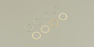 Kyosho Shims 10X12mm. (0.1/0.2) (4 Each)