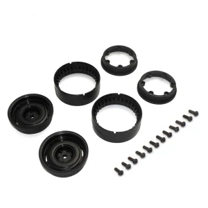 Kyosho KC10 Bead-lock 1.9 inches Dish Black Wheels (2)
