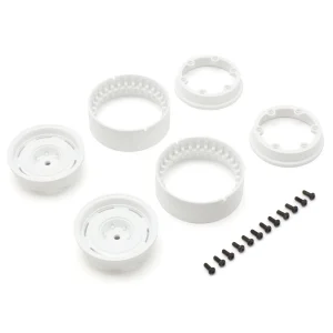 Kyosho KC10 Bead-lock 1.9 inches Dish White Wheels (2)