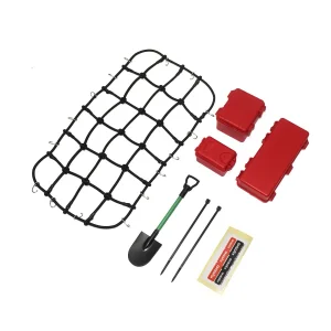 Kyosho KC10 Series Roof Rack Net and Accessories - Black
