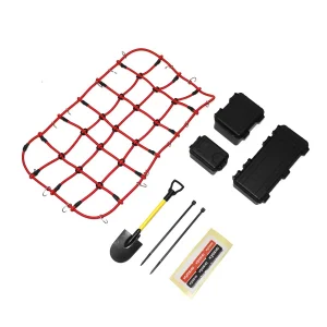 Kyosho KC10 Series Roof Rack Net and Accessories - Red