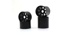 Front & Rear Black Wheels Kyosho EP Fantom 4WD (4)