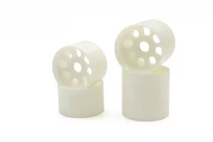 Front & Rear White Wheels Kyosho EP Fantom 4WD (4)
