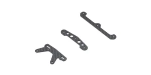 Carbon Rear Chassis Brace Set Kyosho EP Plazma MK3