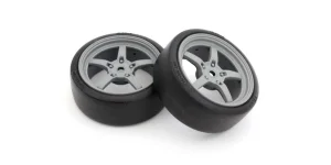 KYOSHO Pre-Glued Drift Tyres FZ02 5-Spoke Racing 1:10 Fazer 2.0 (2)