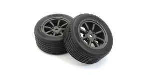 KYOSHO Pre-Glued TC Tyres FZ02 M8S Watanabe Wheel 1:10 Fazer 2.0 (2)