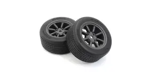 Kyosho 1:10 Fazer FZ02 Pre-Glued TC Tyres M8S Watanabe Wheel (2)