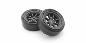 Kyosho Fazer FZD2 1:10 Pre-Glued D-Tyres 8S Watanabe Wheel (2)