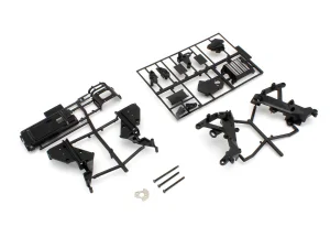 Kyosho Hanging-On Racer Main Frame and Gearbox Set (YZR500/Black)