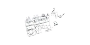 Kyosho Hanging-On Racer Kyosho Steering Head Set