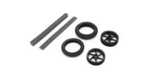 Kyosho Hanging-On Racer High Grip Tyres & Wheels (2)