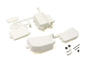 Receiver and Battery Box Kyosho Inferno MP9-MP10 - White
