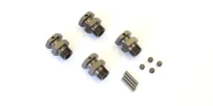 Kyosho Wheel Hub (Gun Metal - L) ST-Rr Evo (4)