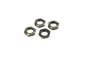 Kyosho Serrated 1:8 Wheel Nuts (4) - Gun Metal ** CLEARANCE **