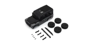KYOSHO Bodyshell Land Rover Defender 90 Gray Mini-Z 4X4 MX01