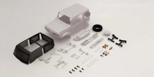 KYOSHO Bodyshell Suzuki Jimny Sierra Mini-Z 4X4 MX01 (White Body)