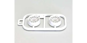 Wheels Set RE30 Kyosho Mini-Z MR03 Narrow-Offset 2.5 (2) White