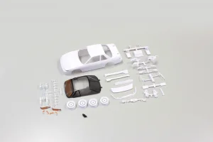 Kyosho Body Shell - Nissan Silvia S13 Mini-Z + Rims (White Body)