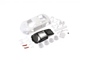Kyosho Body Shell - Audi R8 Lms 2015 Mini-Z + 2WD Rims (White Body)