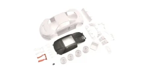 KYOSHO Bodyshell Audi R8 LMS Night-R Mini-Z + 2WD Rims (White Body)