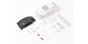 KYOSHO Bodyshell Subaru IMPREZA WRC 2002 Mini-Z + 4WD Rims (White Body)