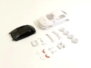 KYOSHO Bodyshell Subaru IMPREZA STI 22B Mini-Z + 4WD Rims (White Body)