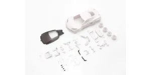 KYOSHO Bodyshell Chevrolet Corvette C8-R Mini-Z + 2WD Rims (White Body)