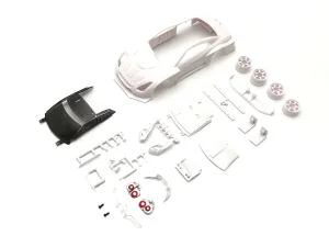 Kyosho Bodyshell Nissan GT-R GT500 2008 Mini-Z + 2WD Rims (White Body)