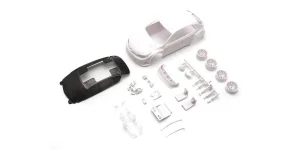 Kyosho Bodyshell Subaru IMPREZA WRC 2008 Mini-Z + 4WD Rims (White Body)