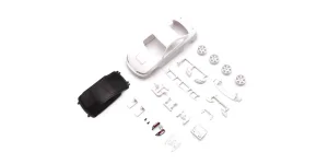 Bodyshell Nissan Silvia S-15 Kyosho Mini-Z + 4WD Rims (White Body)