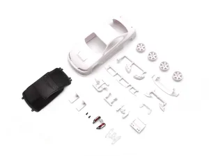Bodyshell Nissan Silvia S-15 Kyosho Mini-Z + 4WD Rims (White Body)