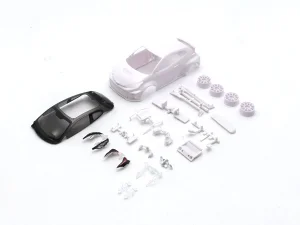 Bodyshell Toyota Yaris Rally Kyosho Mini-Z + 4WD Rims (White Body)