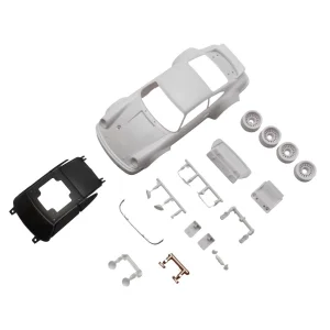 Kyosho Mini-Z Porsche 934 RSR White Body Set + 2WD Rims
