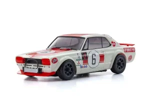 Kyosho Autoscale Mini-Z Skyline 2000GT-R KPCG10 Racing 72 Red No.6 *SP*