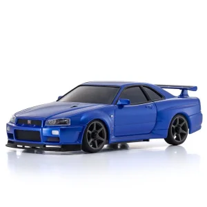 Kyosho Autoscale Mini-Z Skyline GT-R R34 Metallic Blue (MA020N-L)