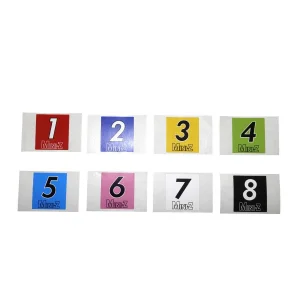 Kyosho Mini-Z Car Number (No.1-8) 50 Sets