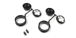 Kyosho Wheels 1.9 Inch Outlaw Rampage (2) Black
