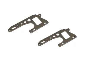 Front side plate set Kyosho Optima Pro (2) Gun Metal