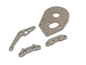 Plate Set Kyosho Optima Mid - Gun Metal