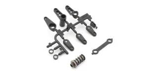 Servo Saver Set Kyosho Optima Mid - Gun Metal