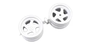 Kyosho Wheel 5B 43mm (2) Optima - White